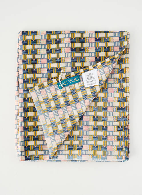 Foulard tissage popeline rose KALI YOG femme