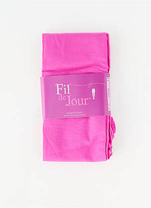 Collants stretch rose FIL DE JOUR femme