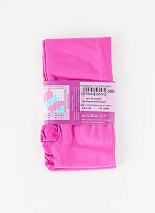 Collants stretch rose FIL DE JOUR femme