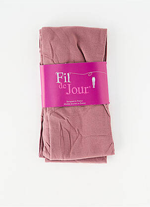 Collants stretch rose FIL DE JOIE femme
