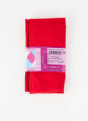 Collants stretch rouge FIL DE JOIE femme