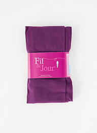 Collants stretch violet FIL DE JOIE femme