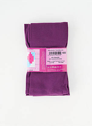 Collants stretch violet FIL DE JOIE femme