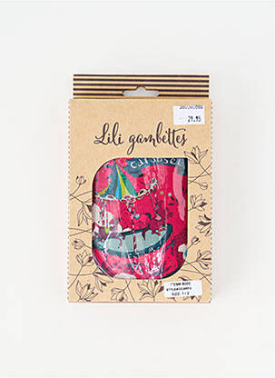 Collants rose LILI GAMBETTES femme