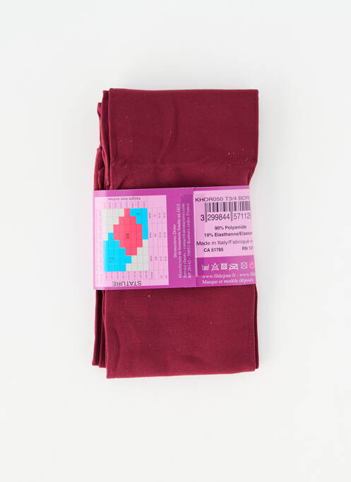 Collants stretch violet FIL DE JOUR femme
