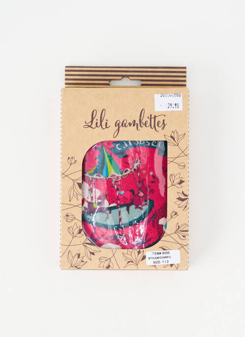 Collants rose LILI GAMBETTES femme