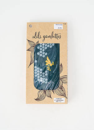 Collants bleu LILI GAMBETTES femme