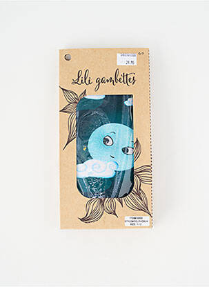 Collants bleu LILI GAMBETTES femme