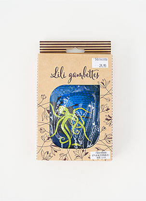 Collants bleu LILI GAMBETTES femme