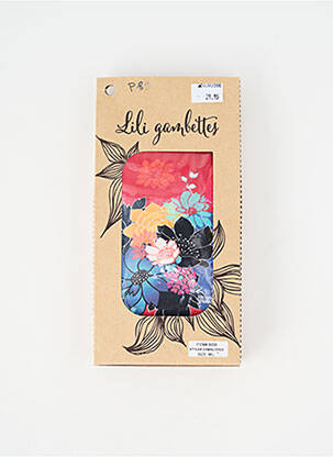 Collants rouge LILI GAMBETTES femme