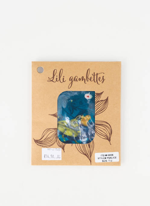 Collants bleu LILI GAMBETTES femme