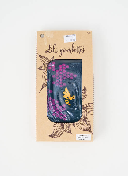 Collants bleu LILI GAMBETTES femme