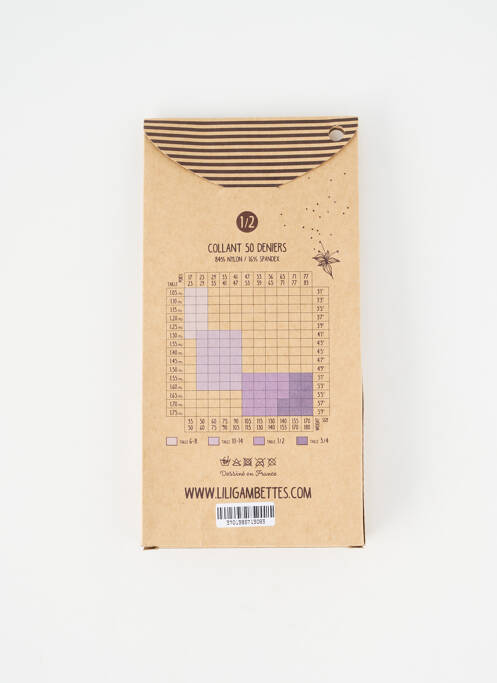 Collants bleu LILI GAMBETTES femme