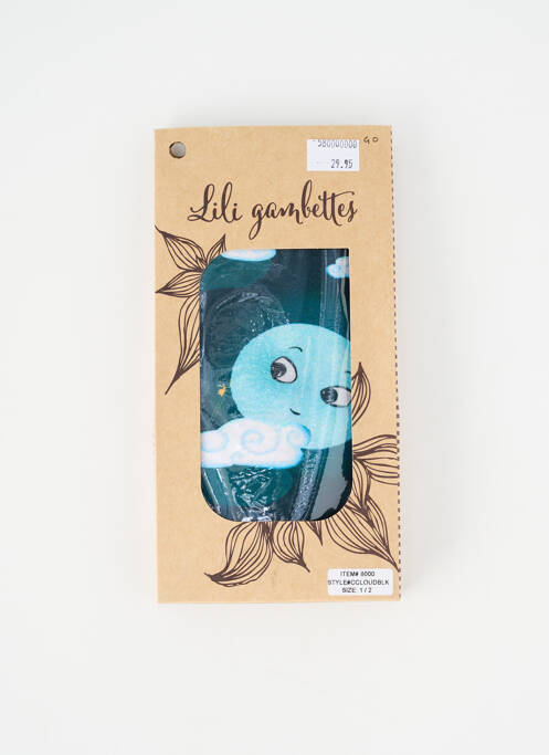 Collants bleu LILI GAMBETTES femme