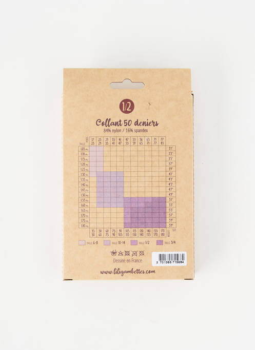 Collants bleu LILI GAMBETTES femme