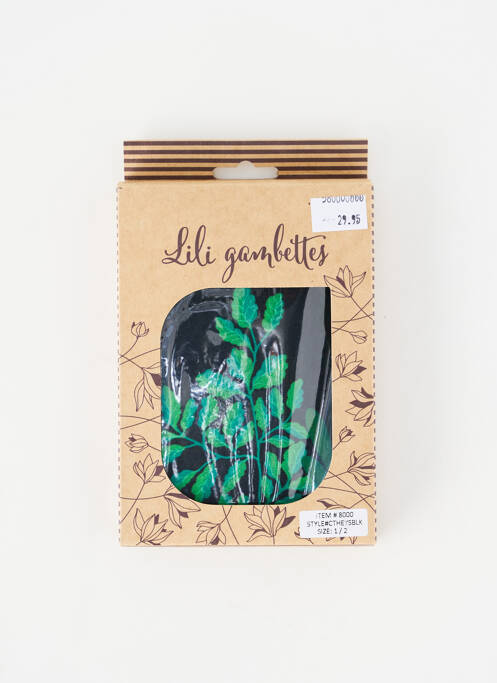 Collants noir LILI GAMBETTES femme