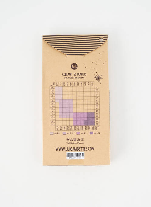 Collants rouge LILI GAMBETTES femme