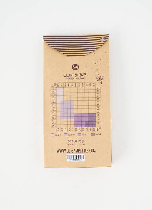 Collants vert LILI GAMBETTES femme