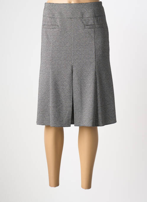 Jupe mi-longue noir GUY DUBOUIS femme