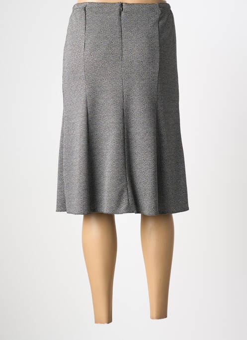 Jupe mi-longue noir GUY DUBOUIS femme