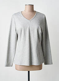 T-shirt manches longues manches longues gris GUY DUBOUIS femme