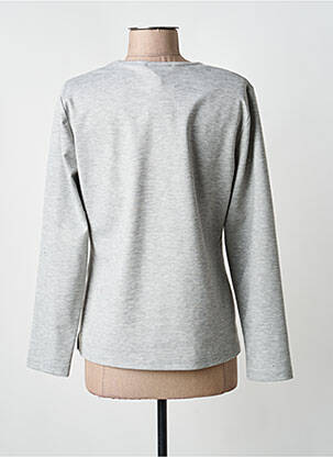 T-shirt manches longues manches longues gris GUY DUBOUIS femme