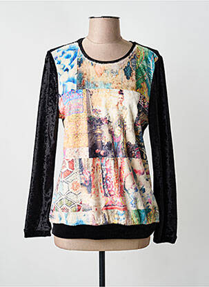 T-shirt manches longues manches longues noir MERI & ESCA femme