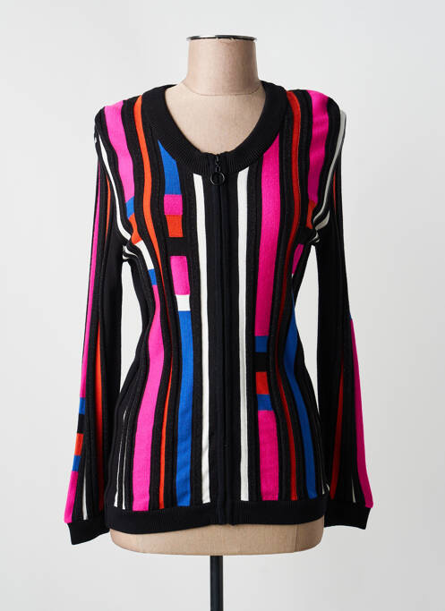 Gilet manches longues stretch noir GUY DUBOUIS femme