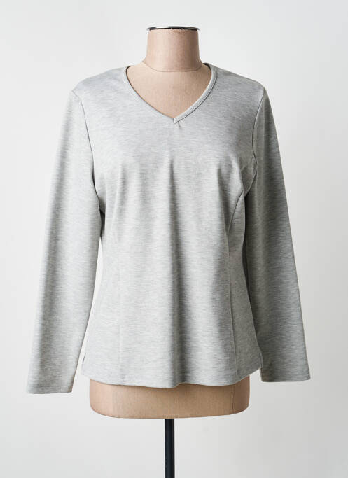 T-shirt gris GUY DUBOUIS femme