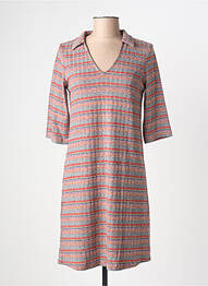 Robe courte manches 3/4 manches 3/4 rouge SURKANA femme