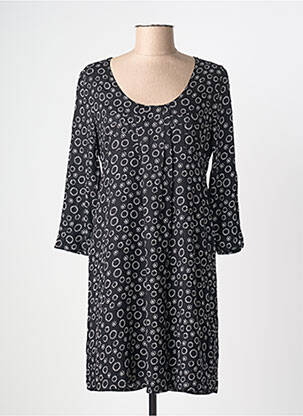 Robe courte manches 3/4 manches 3/4 noir SURKANA femme