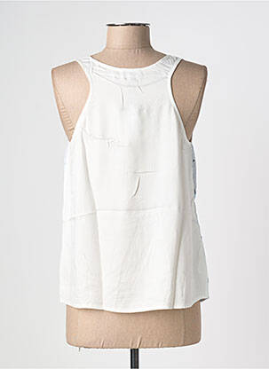 Top imprimé fantaisie sans manche bleu SURKANA femme