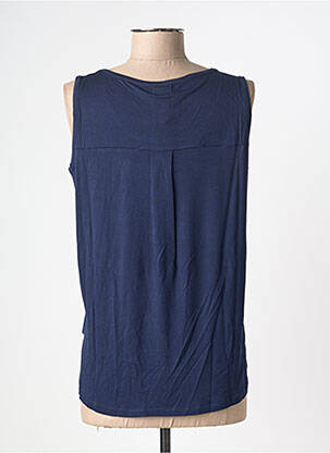 Top stretch sans manche bleu SURKANA femme