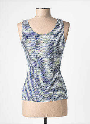 Débardeur stretch sans manche bleu SURKANA femme