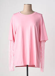 T-shirt manches longues manches longues rose JOYNA femme
