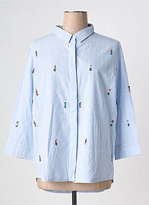 Chemisier bleu SURKANA femme