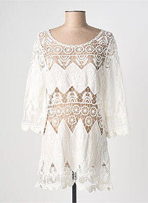 Tunique manches longues blanc SURKANA femme