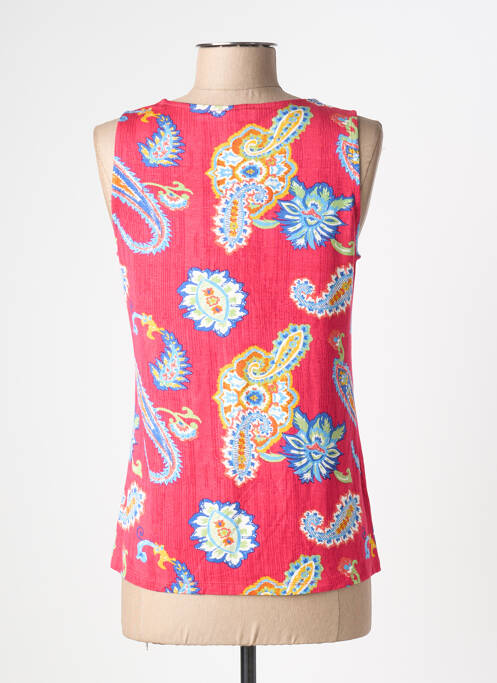 Débardeur stretch sans manche rose SURKANA femme