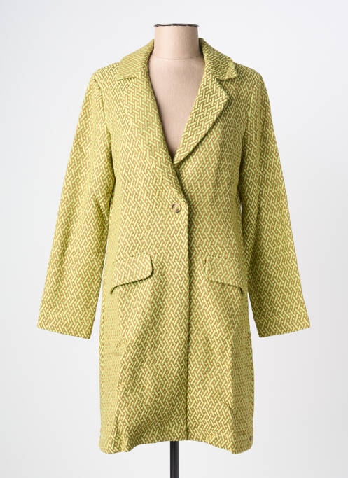 Manteau long vert SURKANA femme