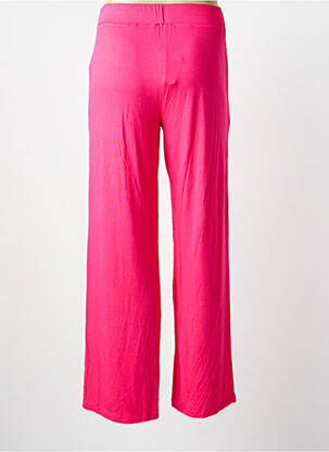 Pantalon droit stretch taille normale rose SURKANA femme