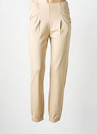 Pantalon slim stretch taille normale beige SURKANA femme