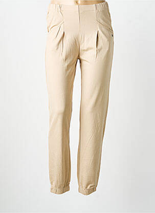 Pantalon slim stretch taille normale beige SURKANA femme