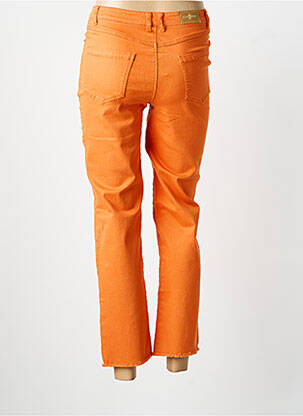 Pantalon 7/8 stretch taille normale orange SURKANA femme