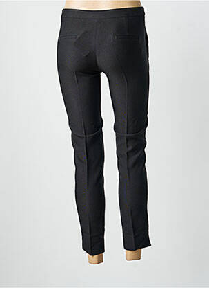 Pantalon 7/8 fermeture zippée sous rabat boutonné taille normale noir SURKANA femme