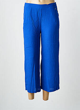 Pantalon droit taille élastique taille normale bleu SURKANA femme