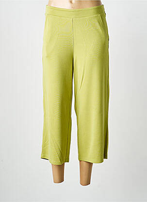 Pantacourt coupe droite taille normale vert SURKANA femme
