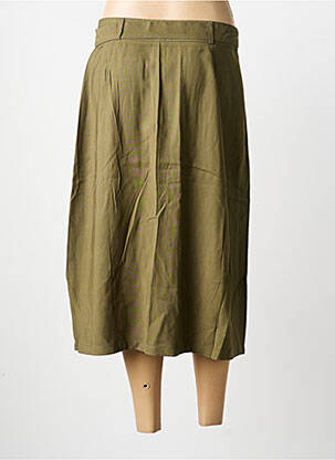 Jupe mi-longue taille haute vert SURKANA femme
