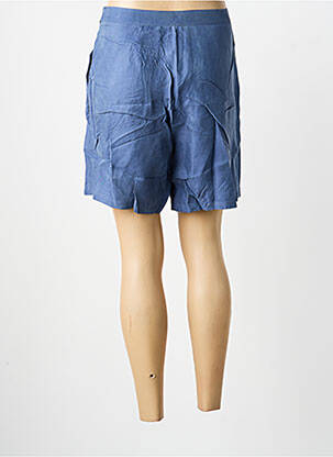 Short fermeture zippée sous rabat boutonné taille normale bleu SURKANA femme