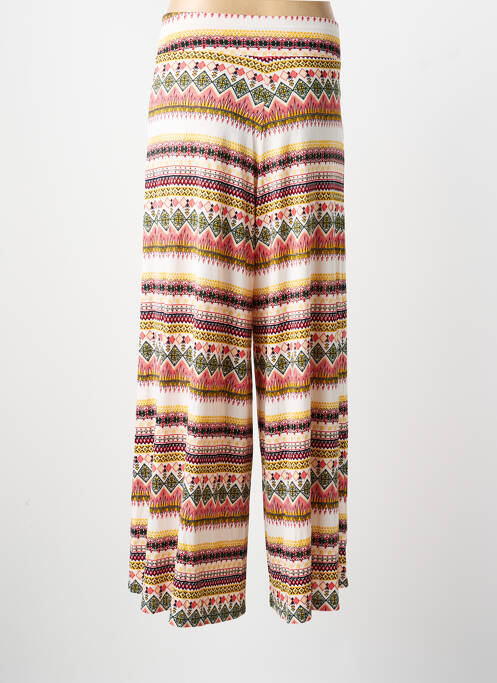 Pantalon droit stretch taille normale rose SURKANA femme