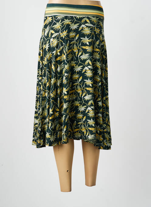 Jupe mi-longue vert SURKANA femme